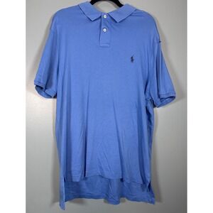Ralph Lauren Polo Mens Classic Fit Blue Short Sleeve Polo Shirt XXL TTG